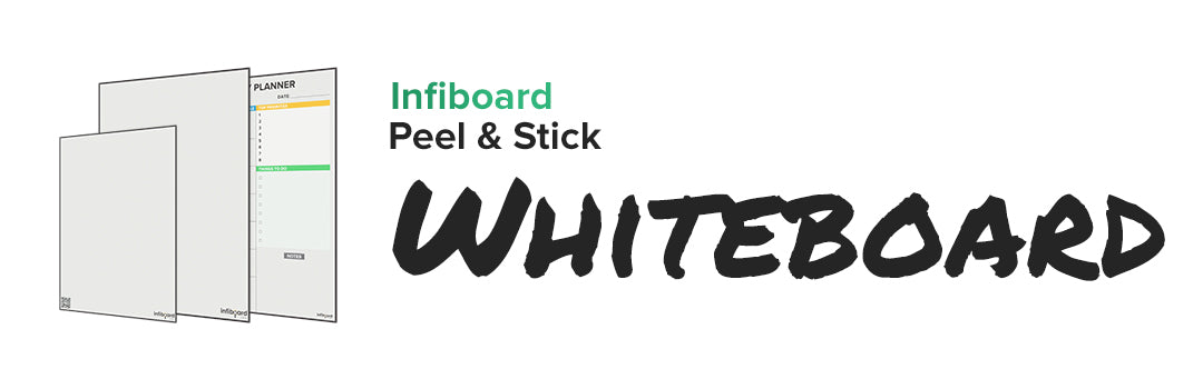 Infiboard Peel & Stick Whiteboards