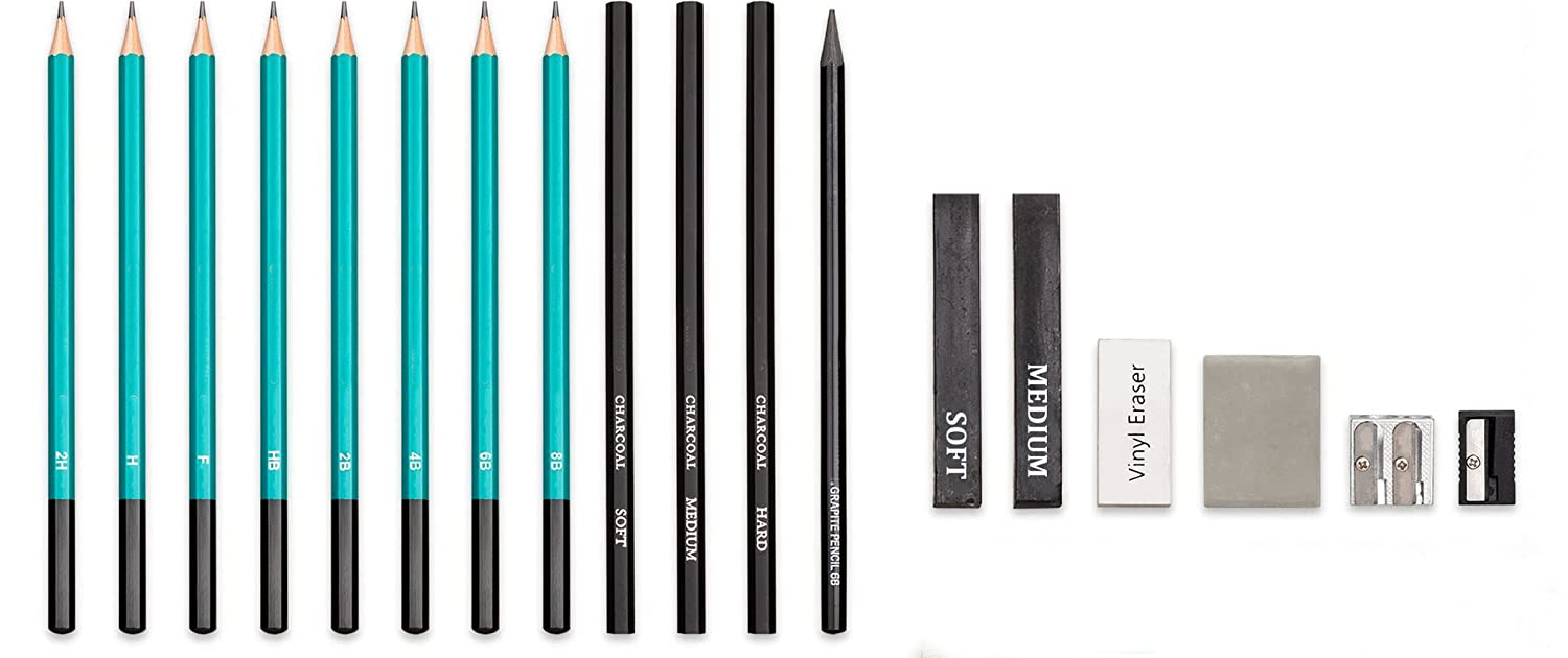 18-Piece Drawing Kit: The Perfect Gift for Aspiring Artists and Creatives