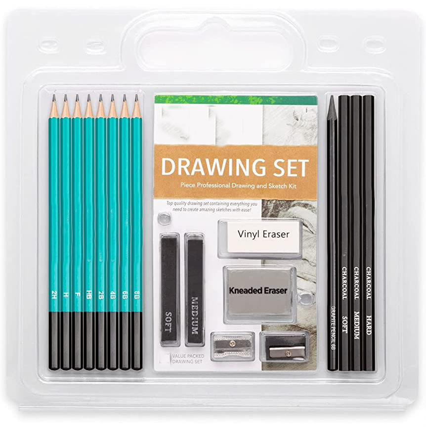 Corslet 47 Pieces Pencil Kit Professional Graphite Charcoal Sketch Kit  Drawing Pencils And Sketching Kit For Artist Painting Shading Sketch Book  With | idusem.idu.edu.tr